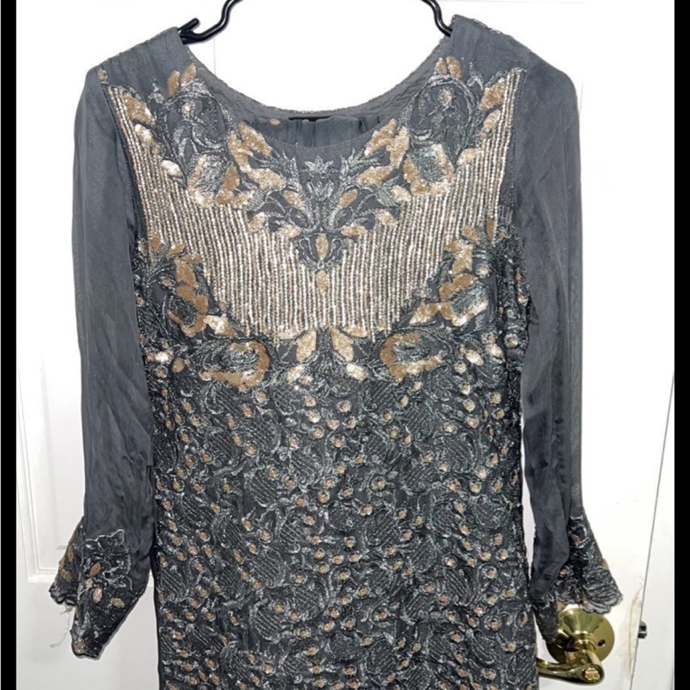 Gray Pakistani dress shalwar kameez size small